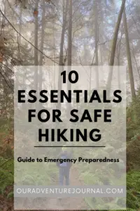 10 Essentials for Safe Hiking