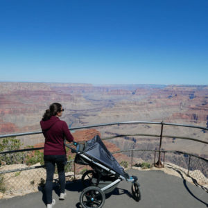Thule stroller at the Grand Canyon