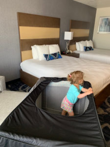 SnoozeShade, one of the best baby travel items