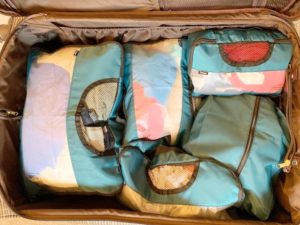 our set of Veken packing cubes one of the best baby travel products