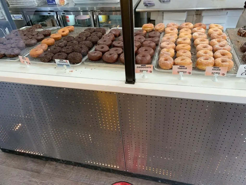 Donut selection at Doughbird