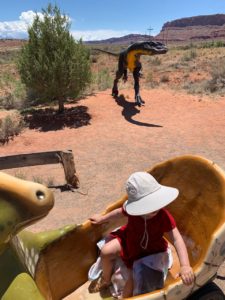 Dinosaur Walk at Moab Giants