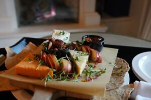 Charcuterie board at Posthotel