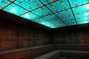 The Finnish Sauna at the Posthotel