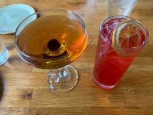 cocktails at wildflour in Leavenworth