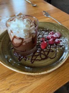 chocolate mousse at Wildflour in Leavenworth