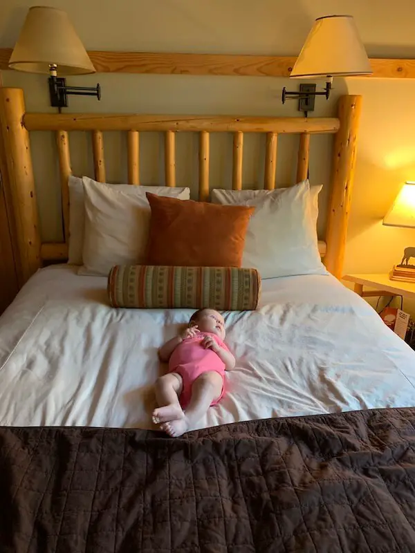 baby at the sleeping lady resort