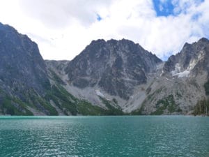 View of Colchuck Lake and Aasgard Pass