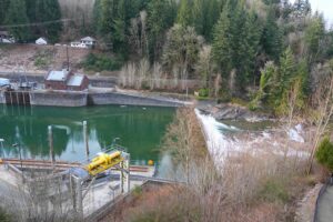 View of the top of Snoqualmie Falls