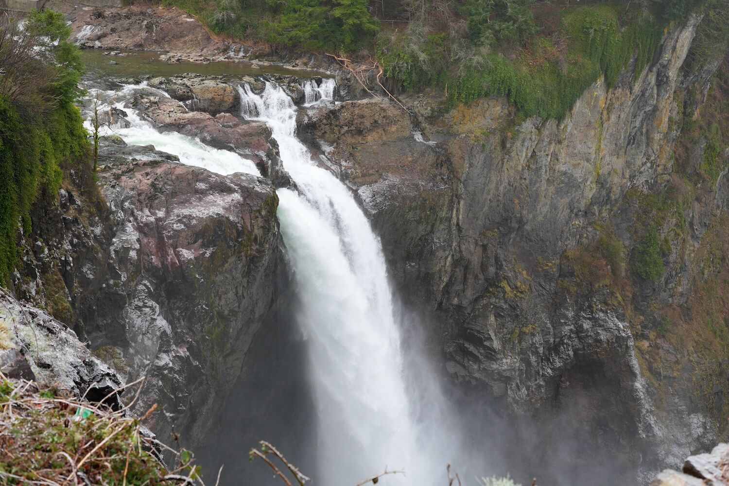 Snoqulamie Falls from the upper observation deck