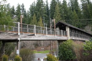 Bridge from the Snoqualmie Falls parking lot