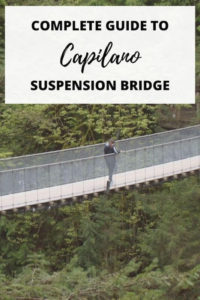pinterst pin for capilano suspension bridge