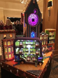 gingerbread house harry potter themed Sheraton hotel Seattle