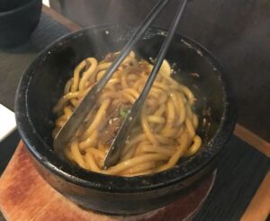 The beef noodles at Gyu-Kaku Japanese BBQ (Best restaurants in Vancouver BC)
