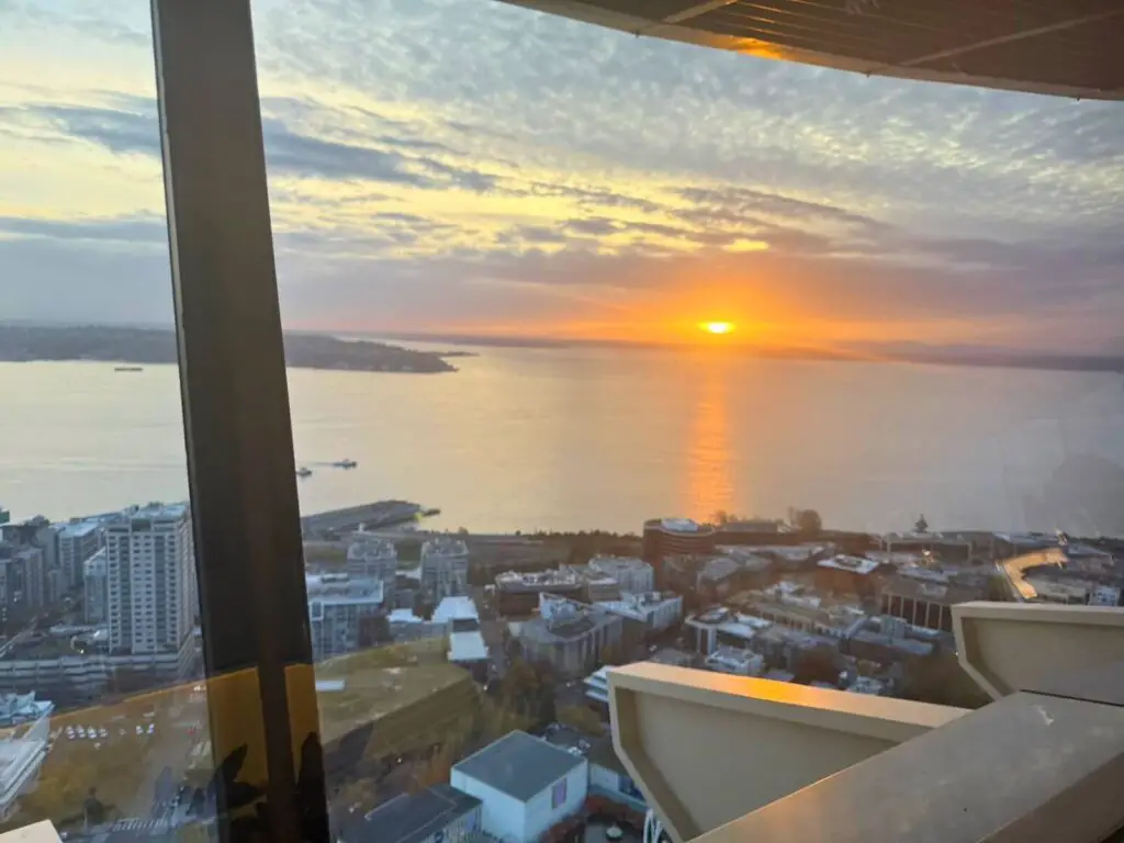 Sunset at the Space Needle