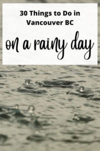 pinterest pin for vancouver on a rainy day