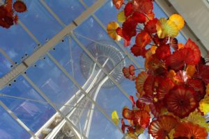 Space Needle from Chihuly Garden and Glass