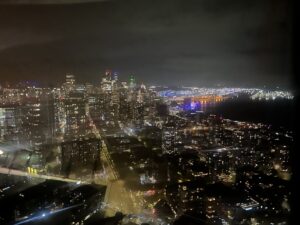 View from the Space Needle at night