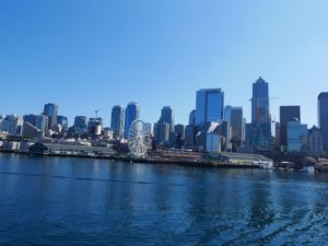 best views of Seattle ferry from Bainbridge Island