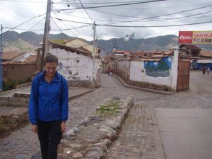 Traveler in Cusco