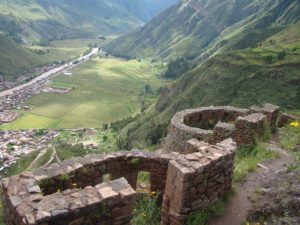 Inca Ruins Pisac Peru Sacred Valley