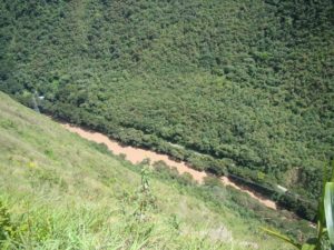 Urubamba River from Inca Trail