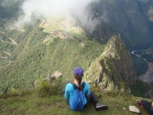 view from hiking Huayna Picchu