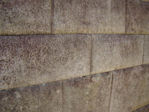Granite stones Machu Picchu construction built