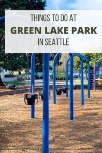 Pinterest pin for things to do in Green Lake in Seattle