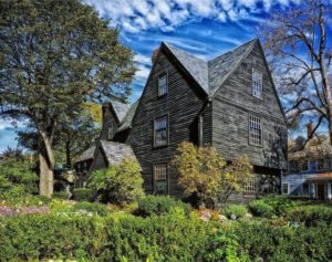 House of the Seven Gables in Salem, Massachusetts (Halloween in Salem)