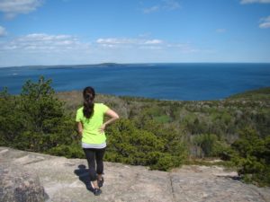 Hiking Beehive Trail in Acadia National Park