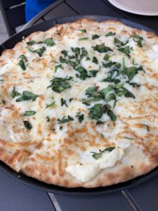 Blanco pizza from Tapas Bar and Grill 