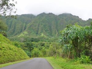 Ho'omaluhia Botanical Garden in Oahu, Hawaii