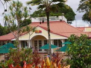 Main building at the Dole Pineapple Plantation