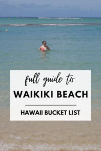 Pinterest pin for things to do in Waikiki Beach
