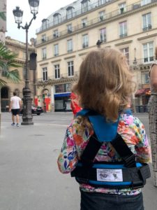 Using the RideSafer Travel Vest in France