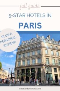 Pinterest 5-Star Hotels in Paris