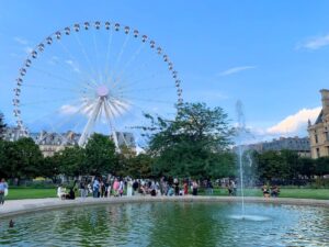 Jardin des Tuileries in Paris, France
