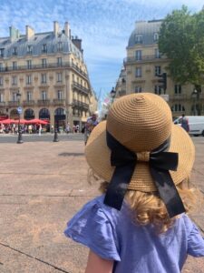 Girl in Paris in the Latin Quarter