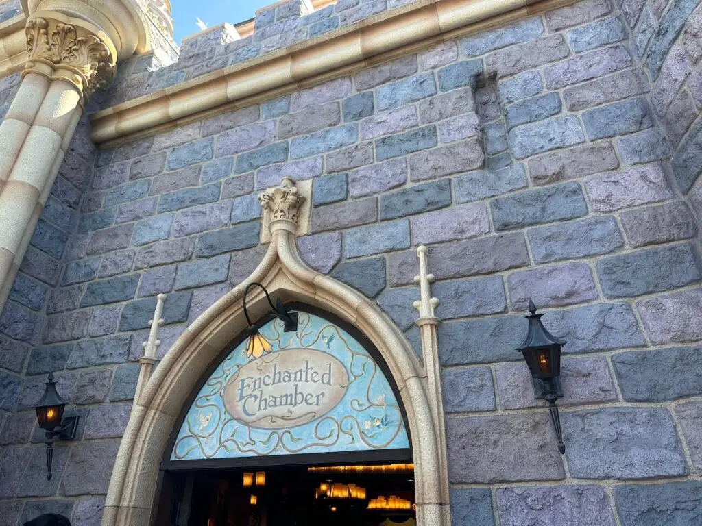 Above the entrance to the Bibbidi Bobbidi Boutique