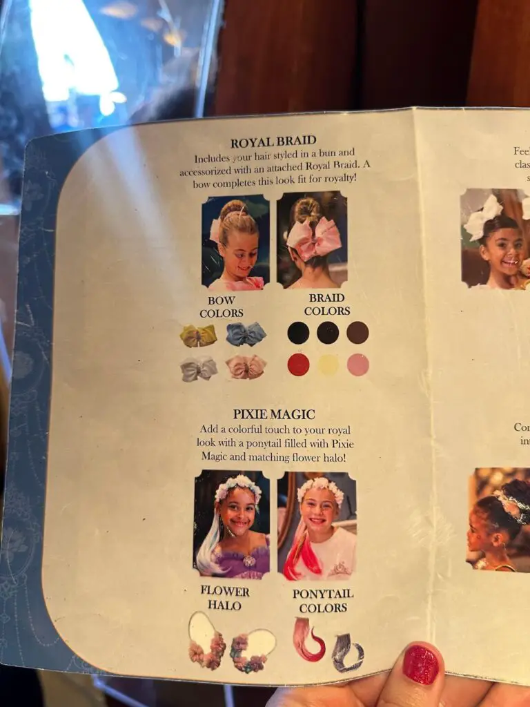 More hairstyle choices
