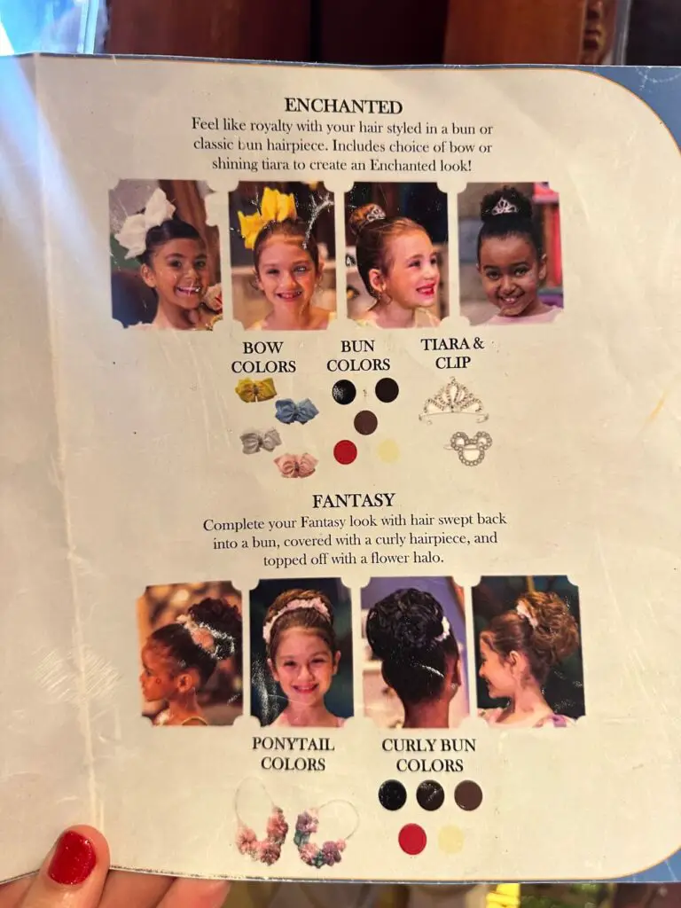 Hairstyle choices