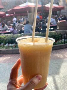 Frozen apple juice at Disneyland in California