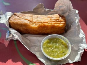 Breakfast chimichanga at Disneyland
