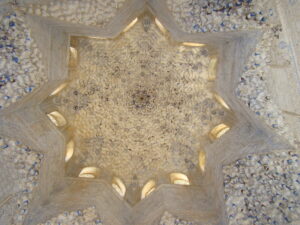 Ceiling in the Nasrid Palaces of the Alhambra
