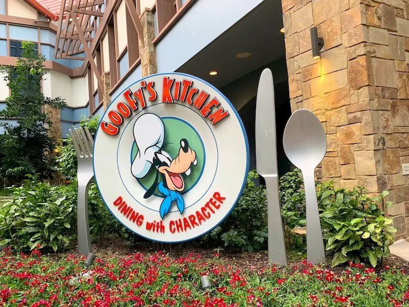 Goofy's Kitchen in Disneyland at the Disneyland Hotel