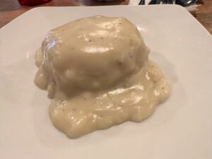 Biscuits and Gravy at George's diner in Kirkland, Washington