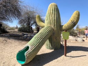 Playground at the Living Desert Zoo in Palm Springs