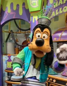 Goofy in his Halloween outfit