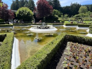 Star Pond at the Butchart Gardens in Victoria BC